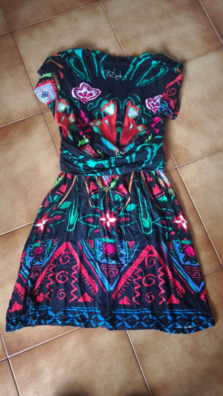 Desigual Desigual Women's Colorful Patterned Dress product image